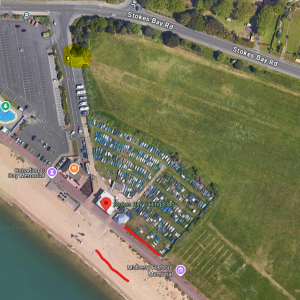 Location of Field Gate and Trailer storage