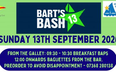 Bart’s Bash 13th Sept